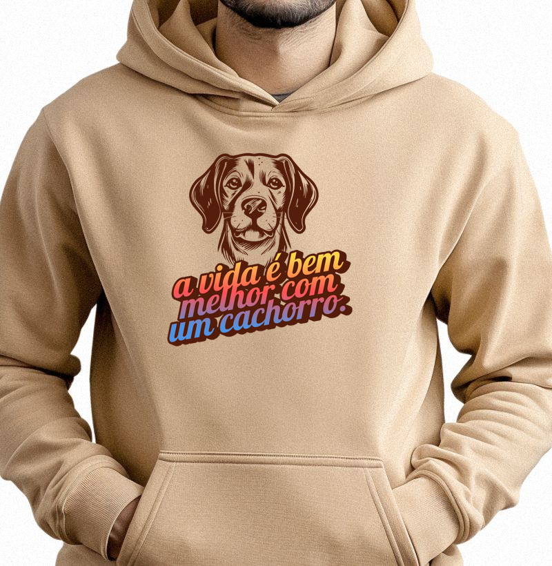 A vida é bem melhor com um cachorro