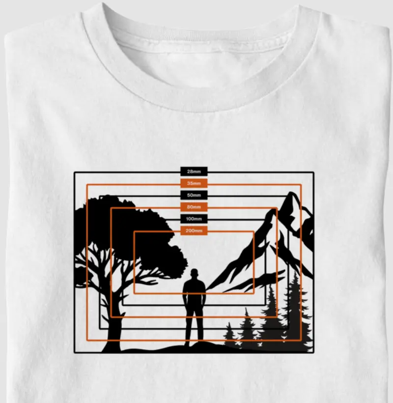 Distância focal - Camiseta
