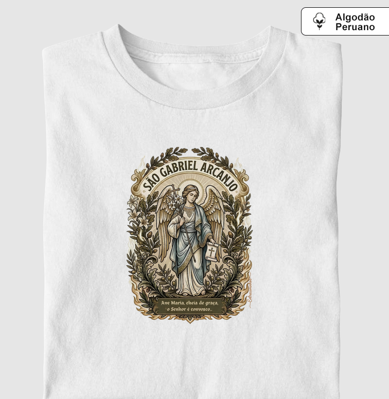 São Gabriel Arcanjo – Mensageiro da Anunciação | Arte Botânica Exclusiva