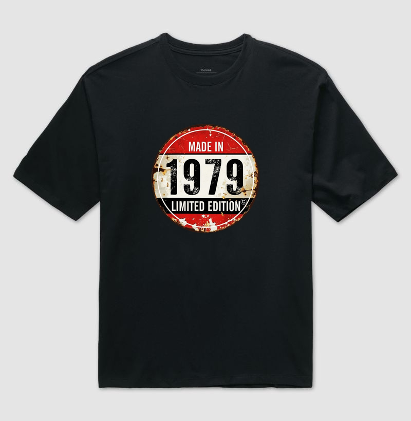 Made in 1979 círculo Oversized 