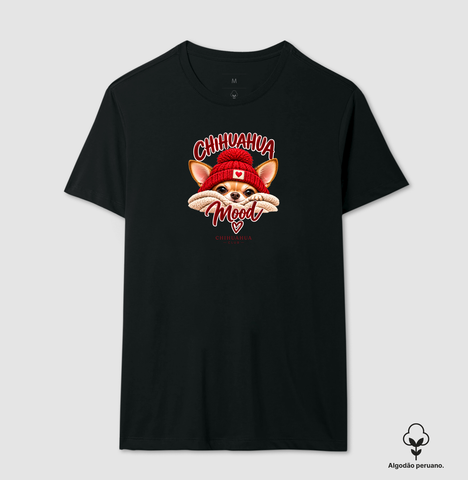 Mood: Frio Natalino  - Camiseta Algodão Peruano