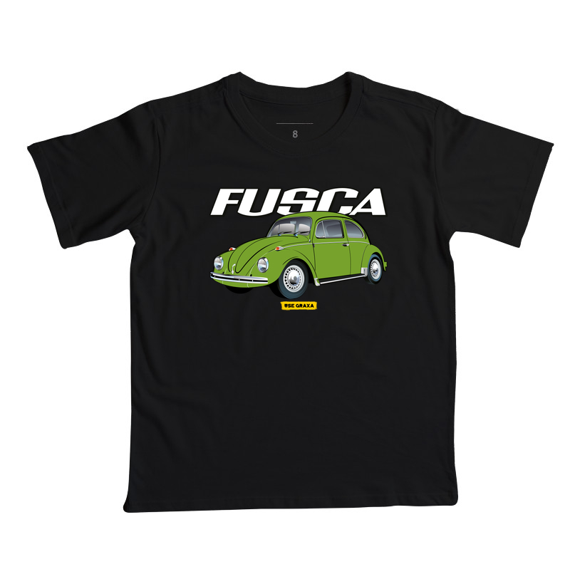 Fusca Verde Hippie Escrita