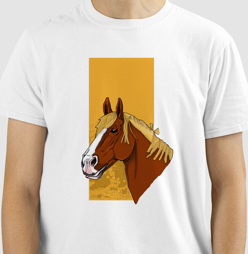 Camiseta Cavalo Vermelho