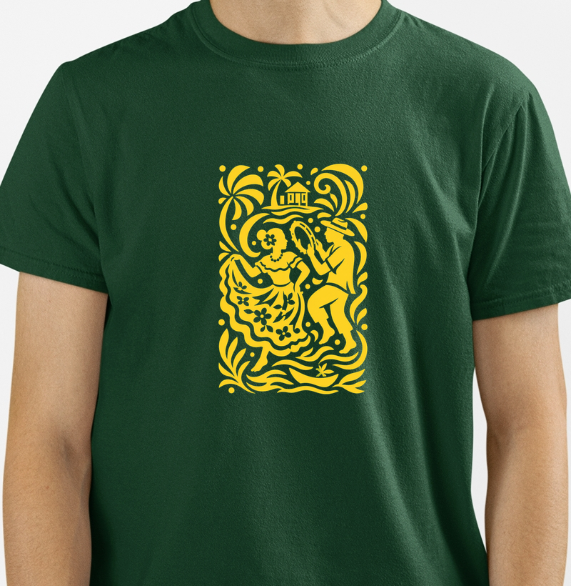Camiseta Brasil Carimbó Algodão Premium