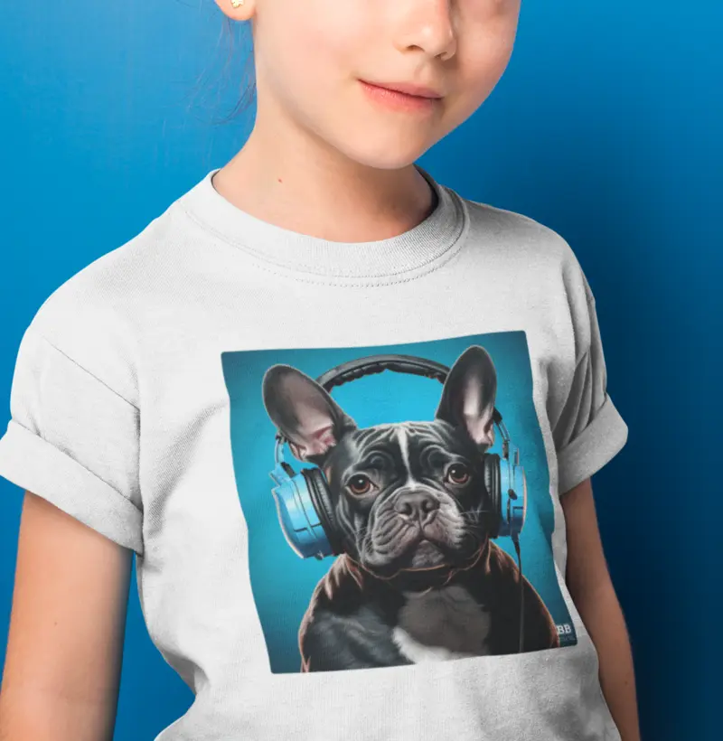 Camiseta Infantil Bulldog Frances "Dj Late Jante II"