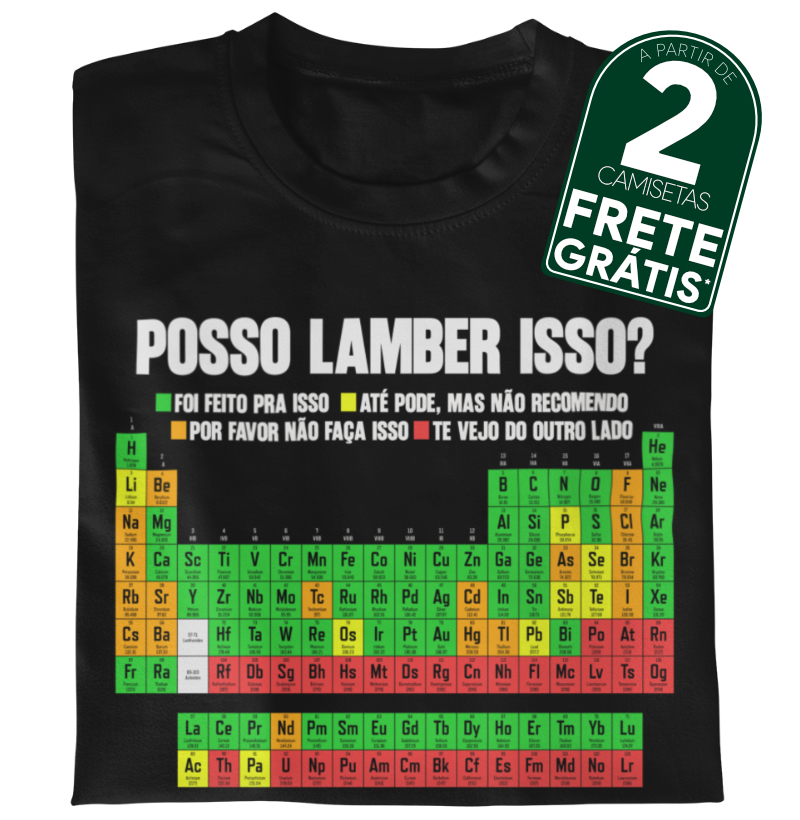 Posso lamber isso?