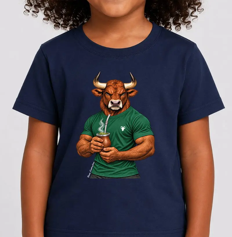 Camiseta Infantil Touro Gaúcho - Camiseta Infantil