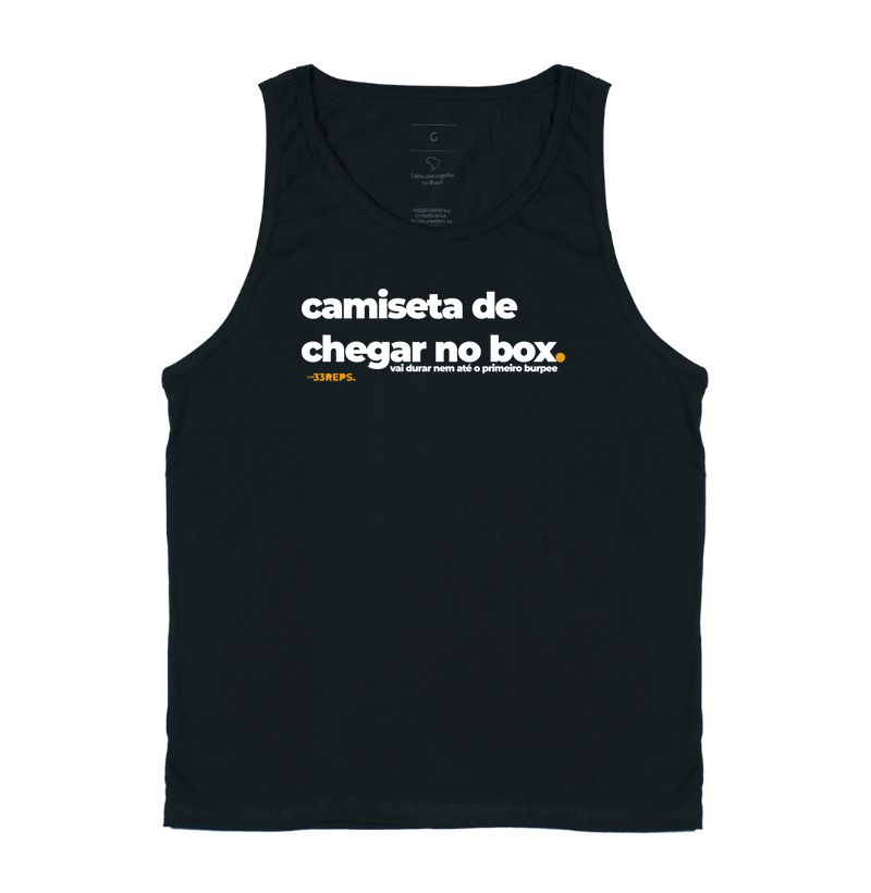 Camiseta de chegar no box primeiro burpee