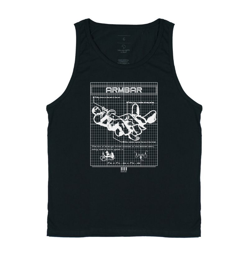 Armlock Blueprint - traço em branco