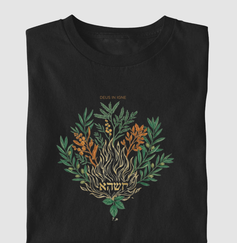 Camiseta Deus no Fogo (Sarsa)