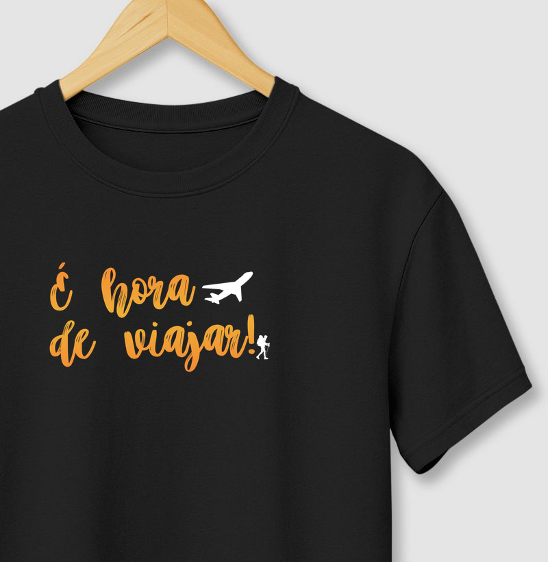 Camiseta - É Hora de Viajar | Excursionista