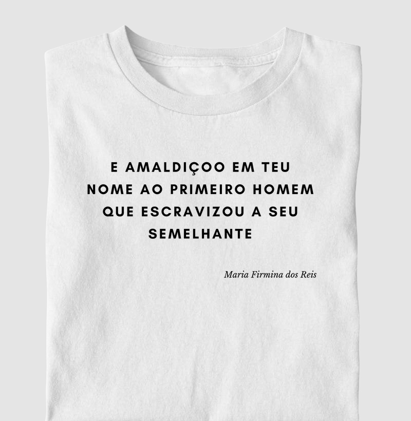 E amaldiçoo Maria Firmina dos Reis