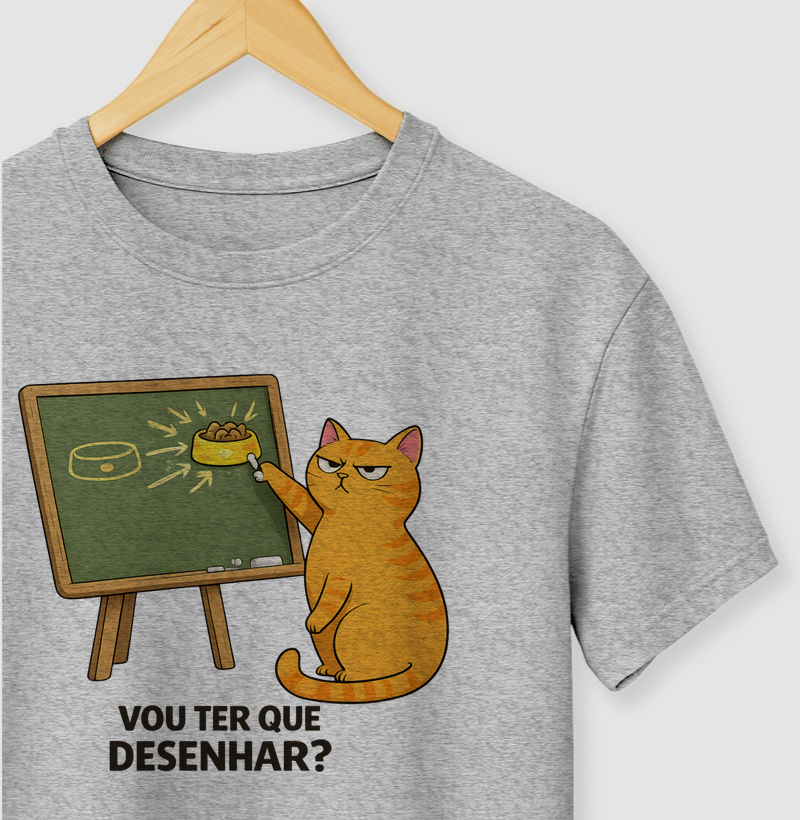 Vou ter que desenhar?