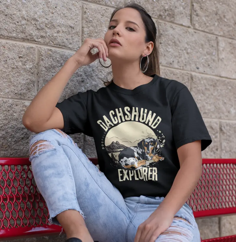 Camiseta Dog Pulse Dachshund Explorer – Bold Tracker