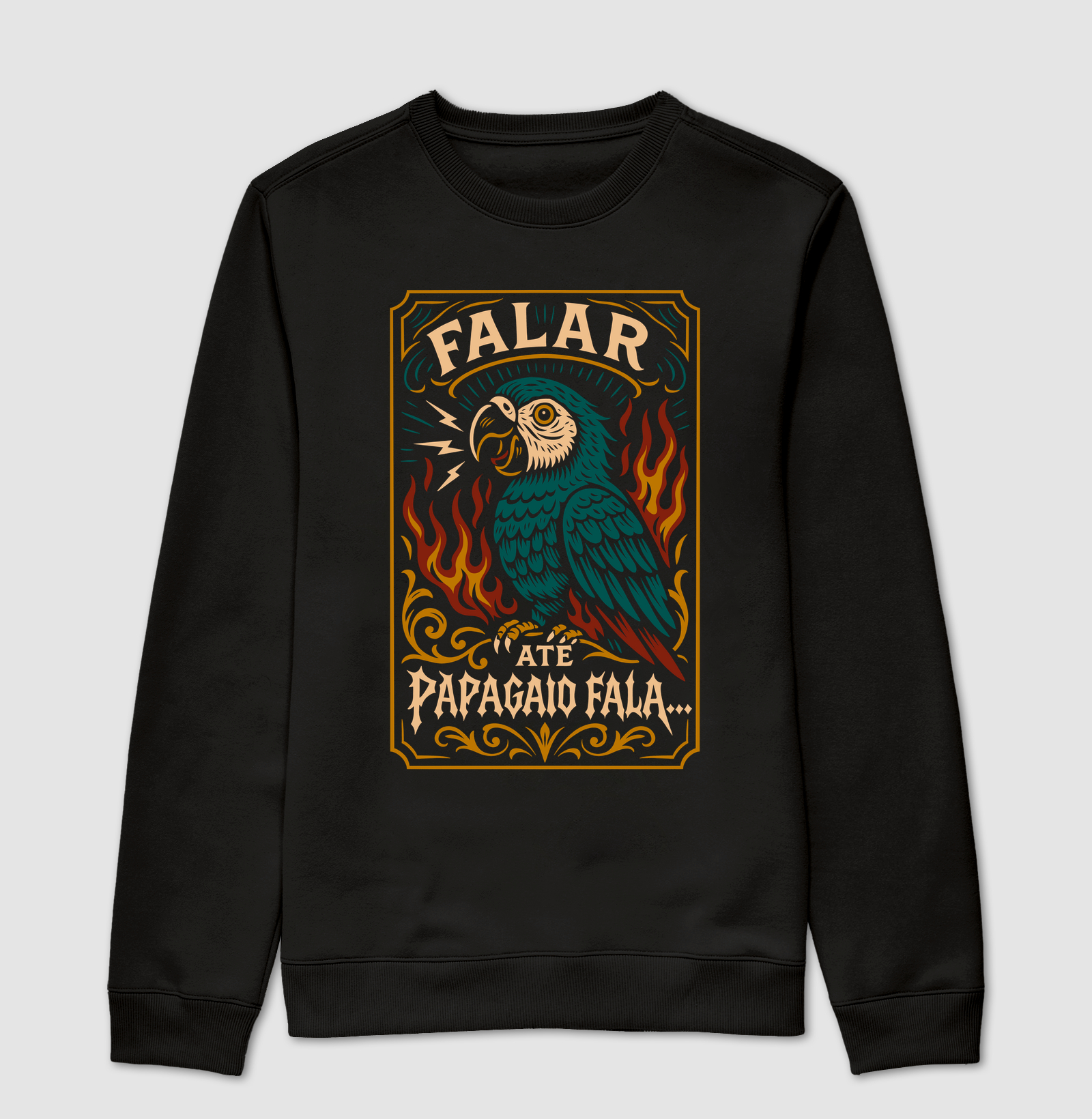 Falar ate papagaio fala