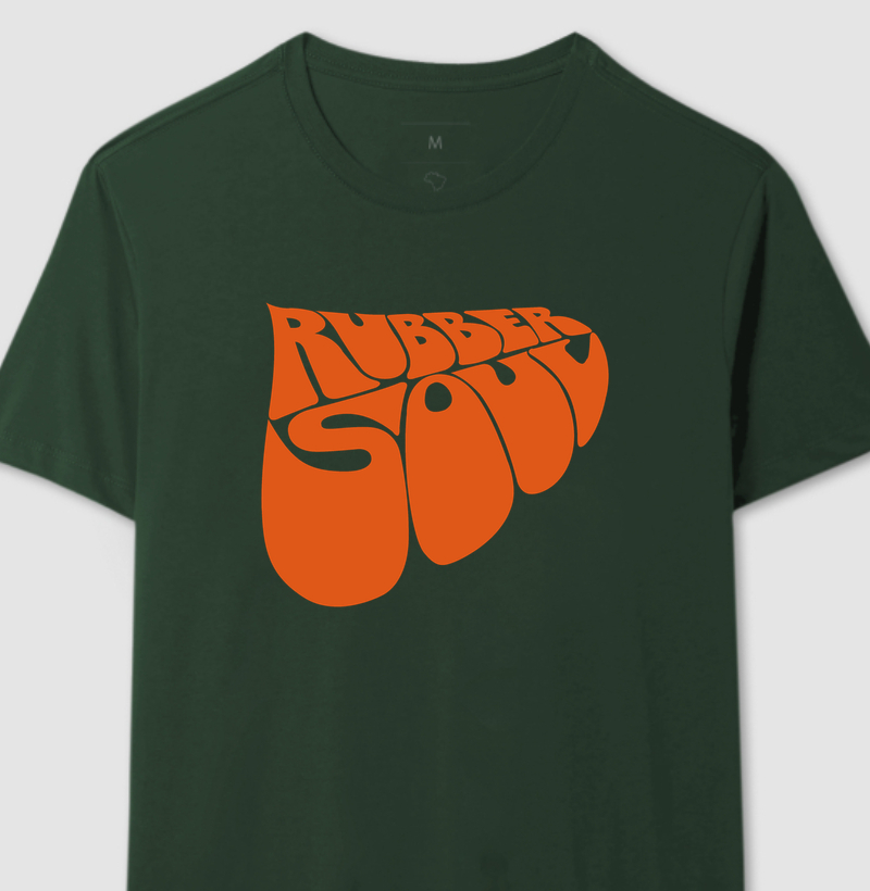 Camiseta Rubber Soul Logo