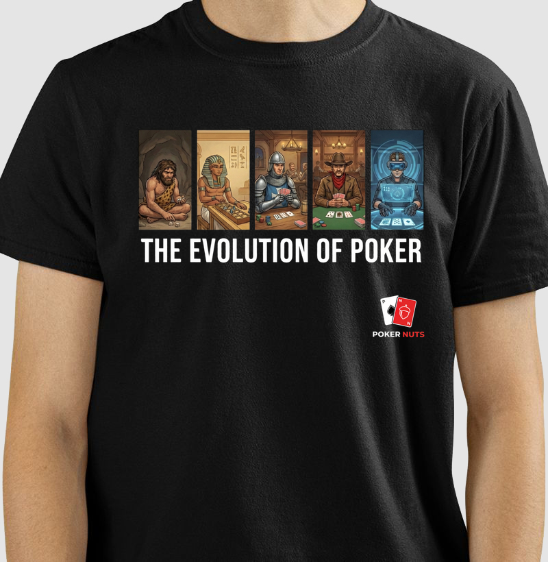 Camiseta The Evolution of Poker