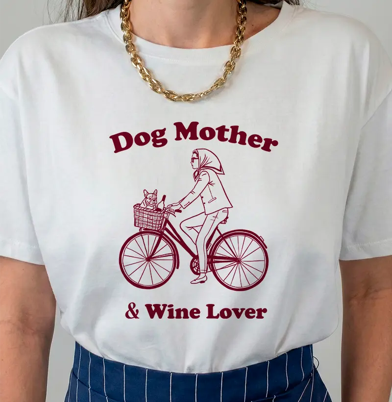 Dog Mother - Bulldog & Bike