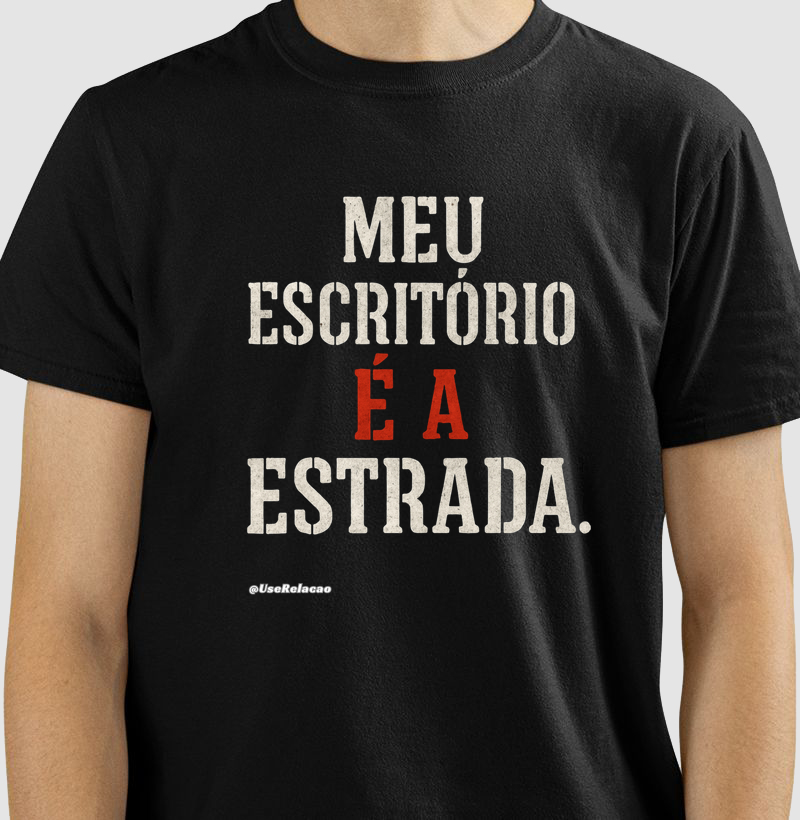Meu escritório é a estrada