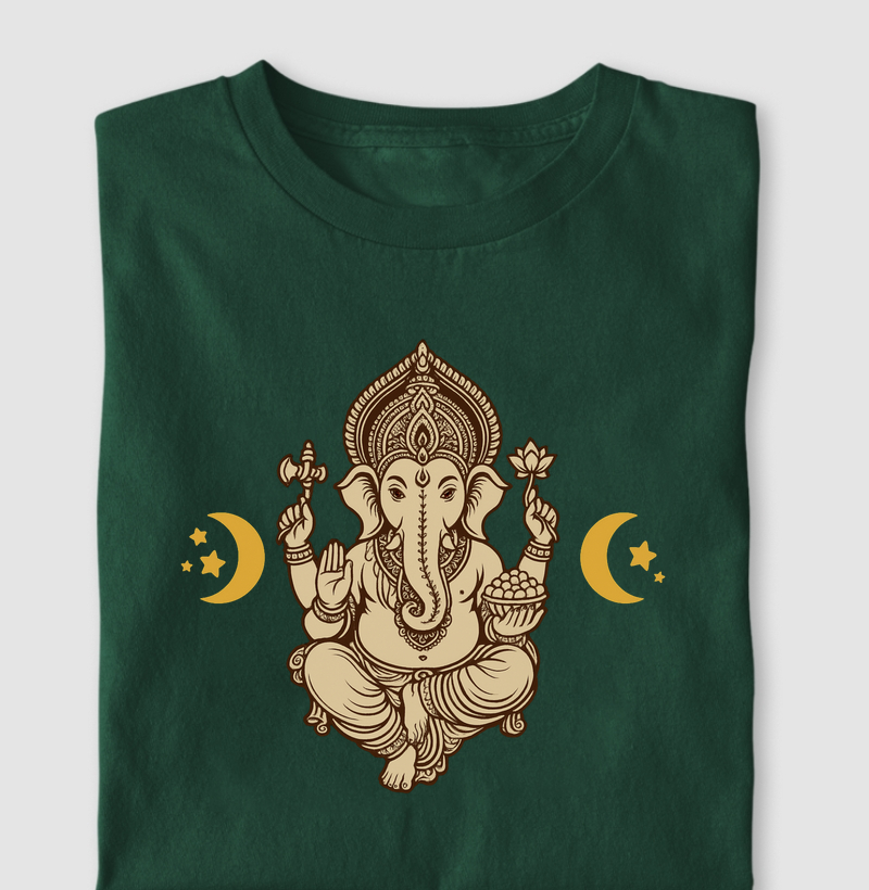 GANESHA  E A LUA