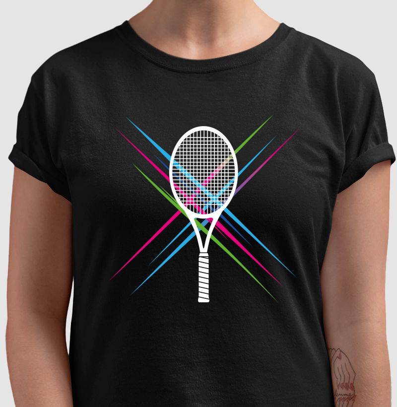 Camiseta Premium Neon Hack | Efeito Spin