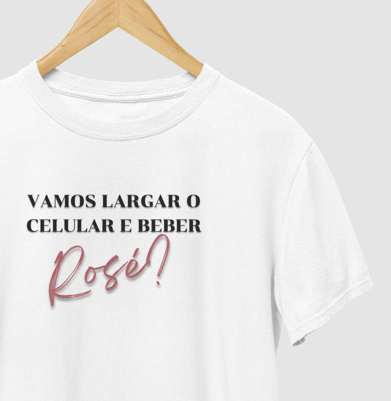 Vamos largar o celular e beber ROSÉ?