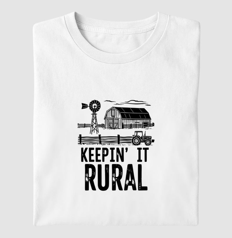 Camiseta Dia dos Pais - keepin it rural - algodão 30.1 