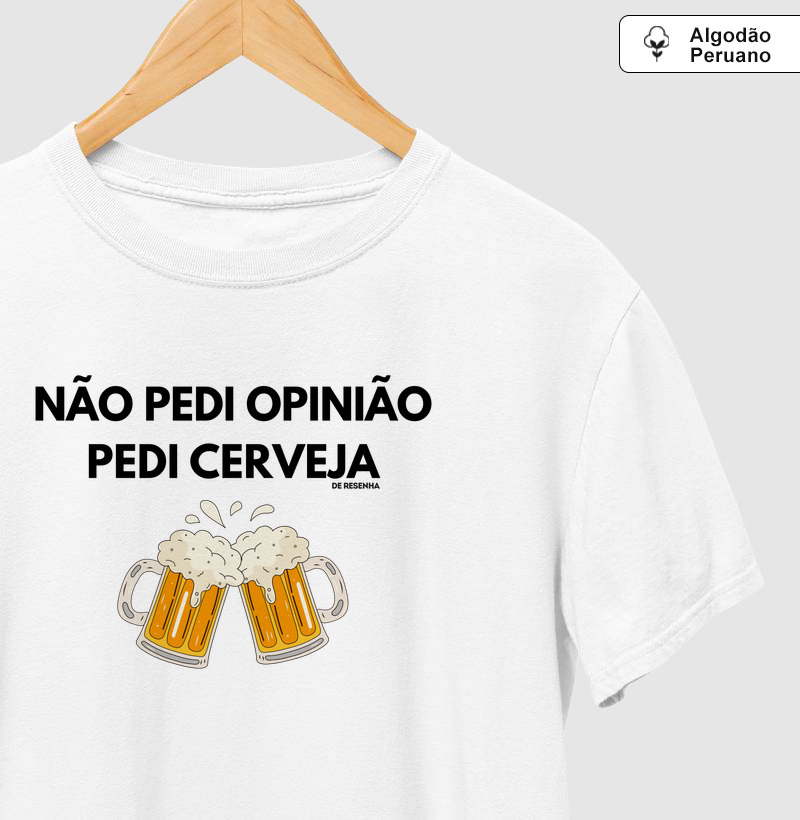 Não pedi opinião