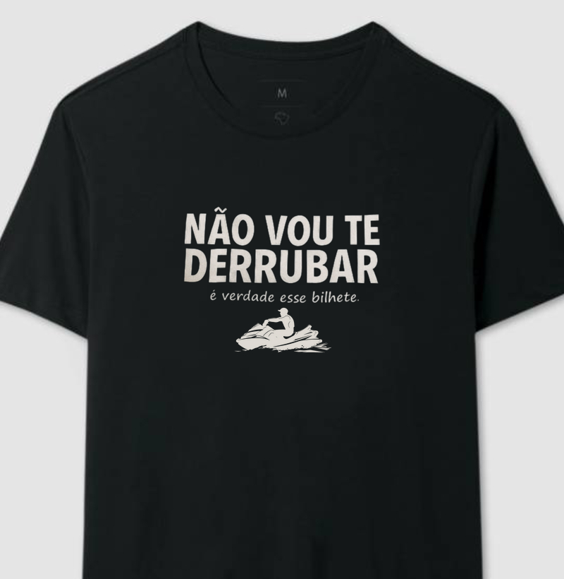 Não vou te derrubar do JET - Algodão 30.1