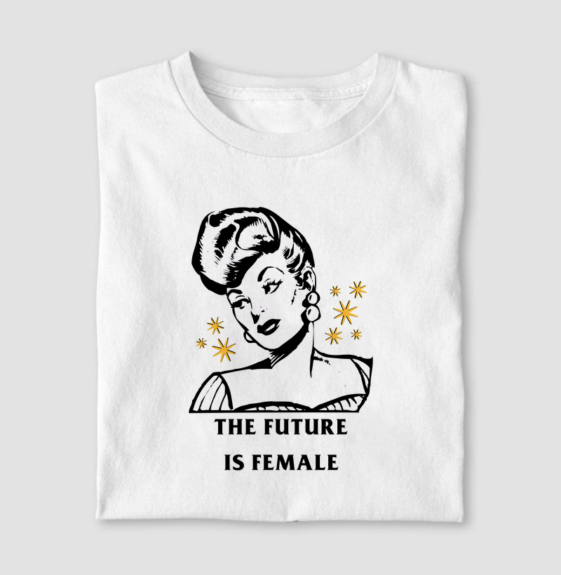 the future is female vintage - Camiseta