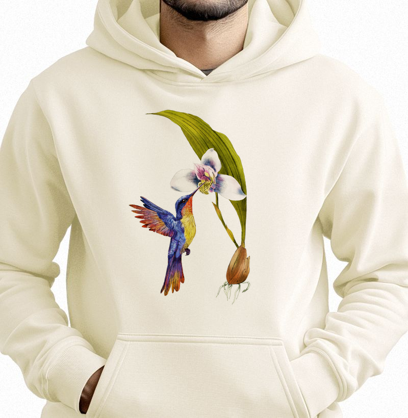 Beija-Flor Orquidea - Moletom Hoodie