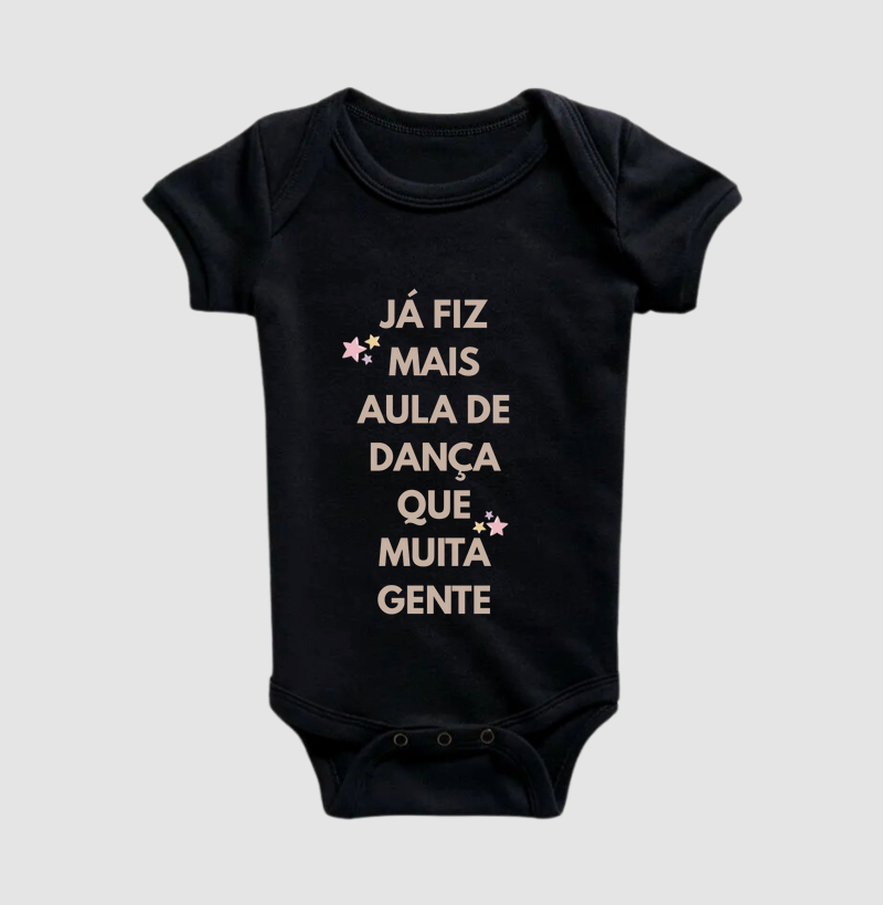 Já fiz mais aula de dança