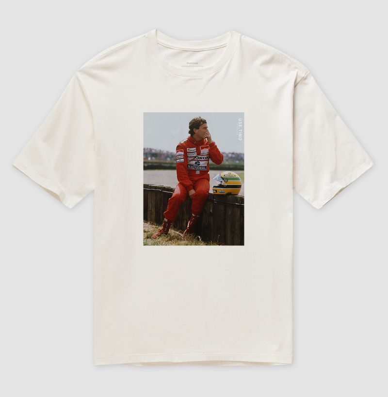 Oversized Ayrton Senna - Silverstone