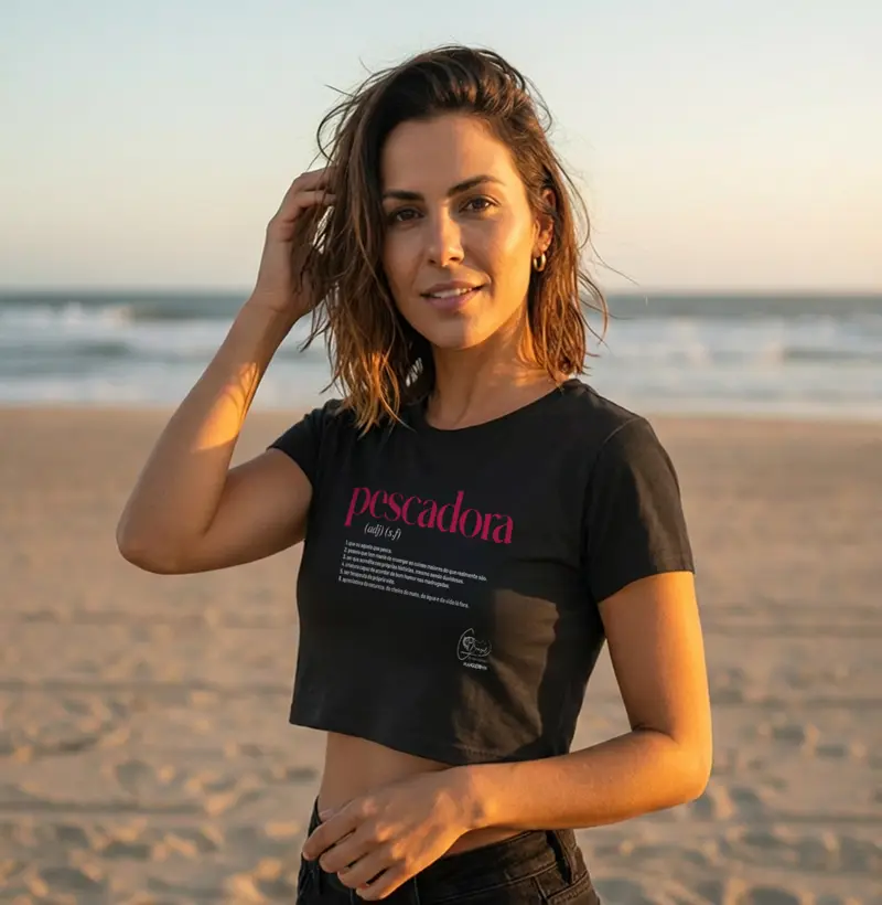 CROPPED PESCADORA BY GABI BRASIL