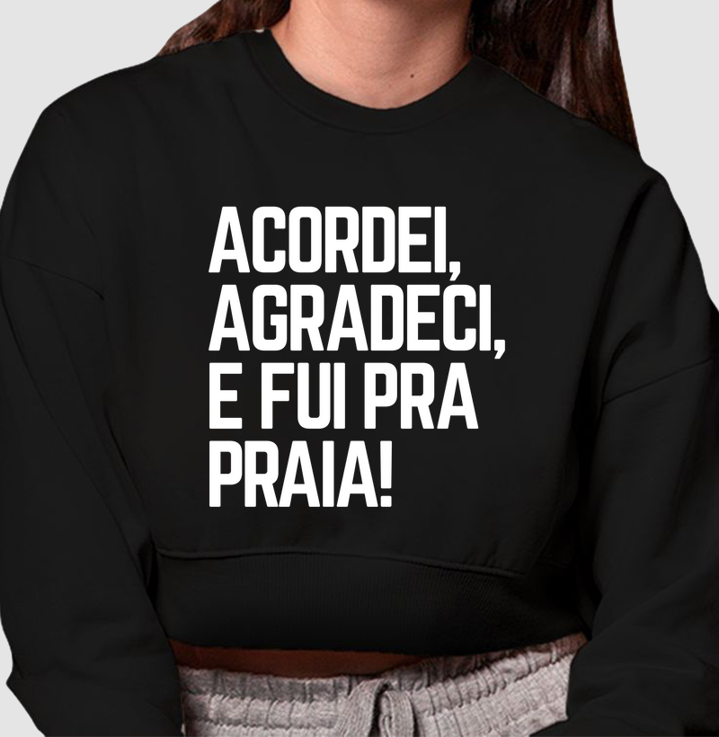 Agradeci e fui a Praia!