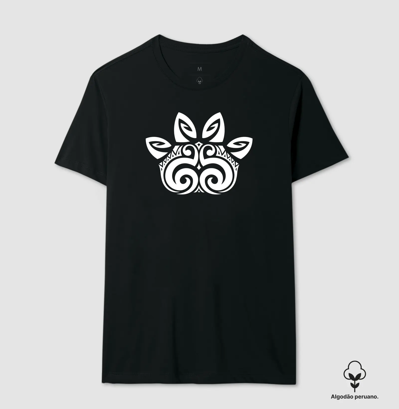 Camiseta Premium Masculina Camaleão Pata Maori - Algodão Pima
