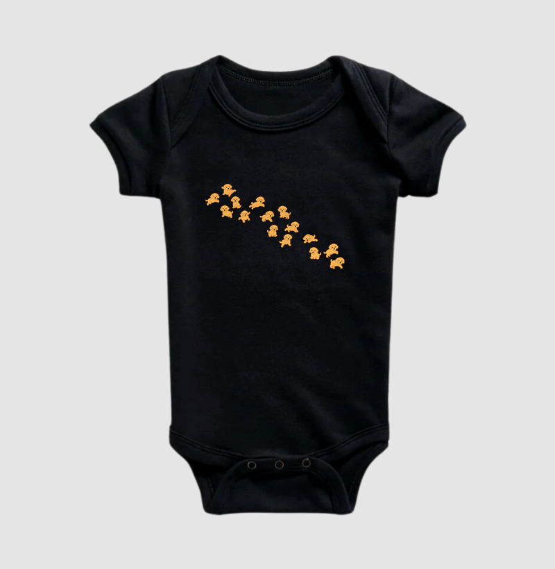 Filhotes Voando - Body Infantil