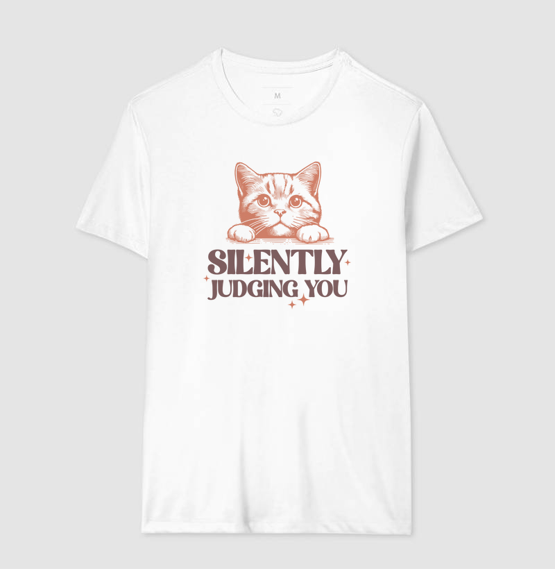 Camiseta Gato Silently Judging You