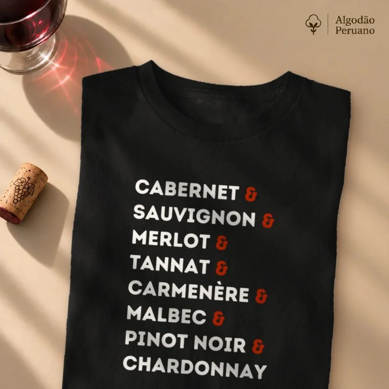 Camiseta Nome das Uvas