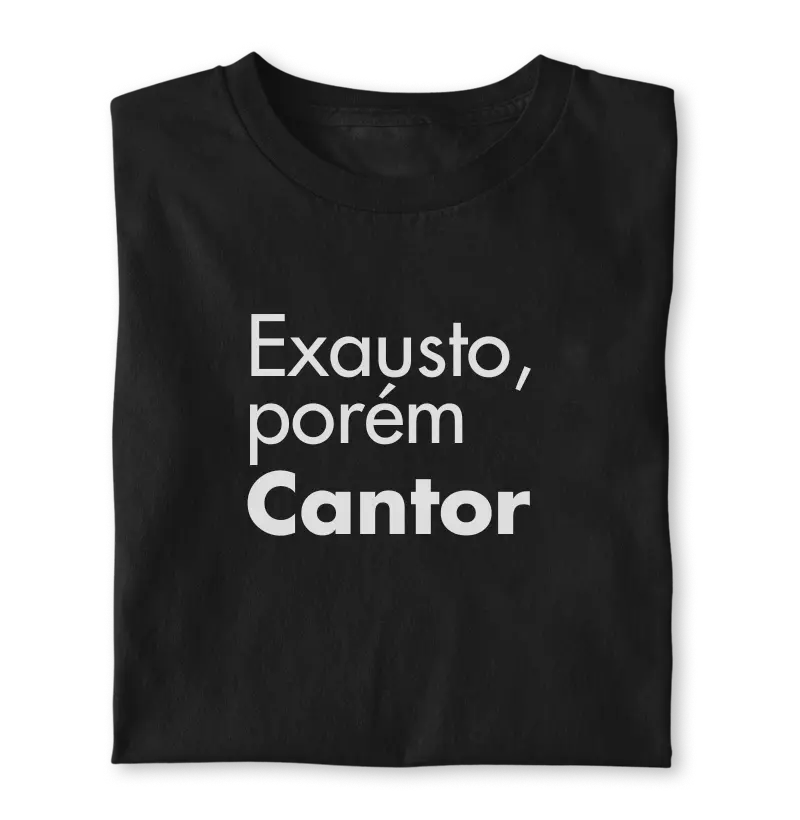 Exausto, porém cantor