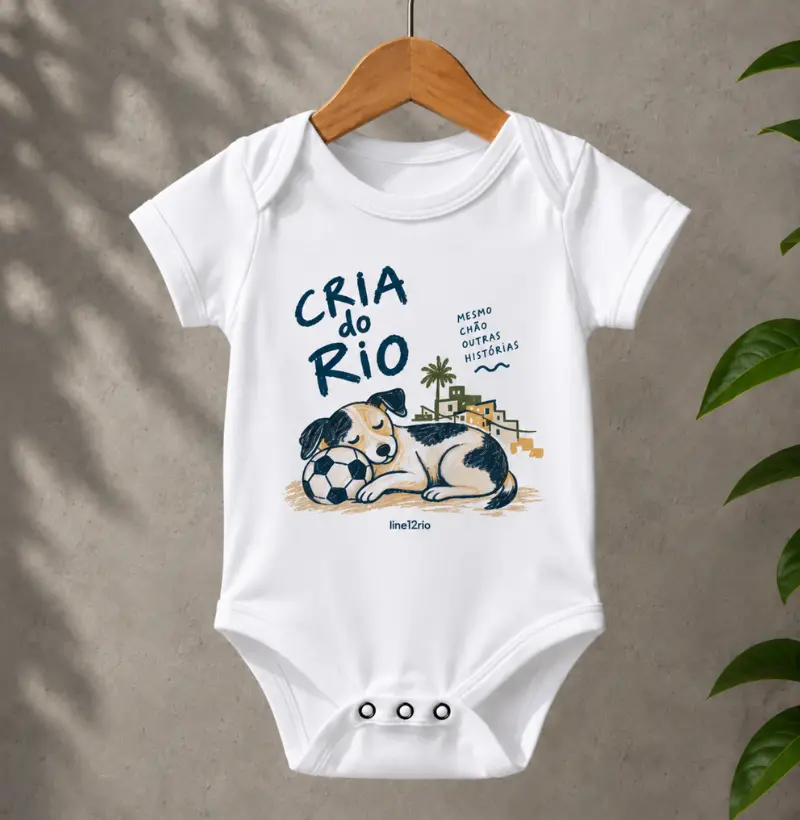 CRIA DO RIO - MESMO CHÃO, OUTRAS HISTÓRIAS - Body Infantil