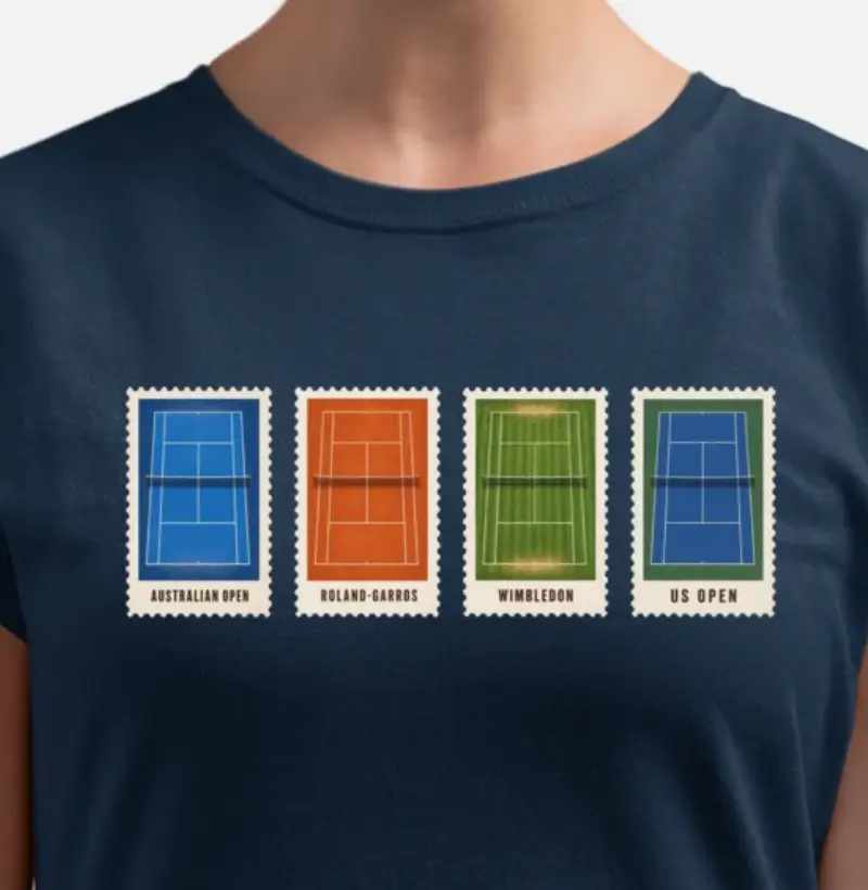 Camiseta Grand Slams (feminina) - Camiseta