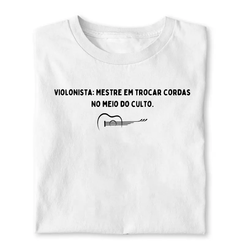 Violonista: Mestre em trocar cordas no meio do culto