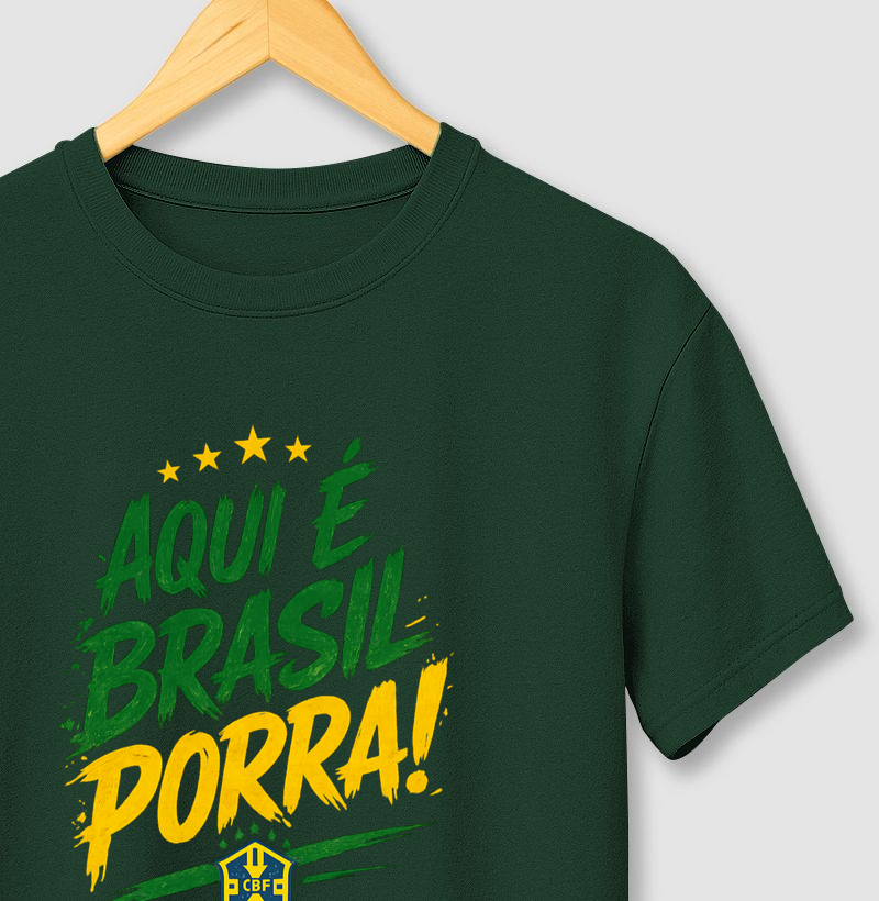 🇧🇷 AQUI É BRASIL PORRA! – A CAMISA DA PAIXÃO SEM FILTRO
