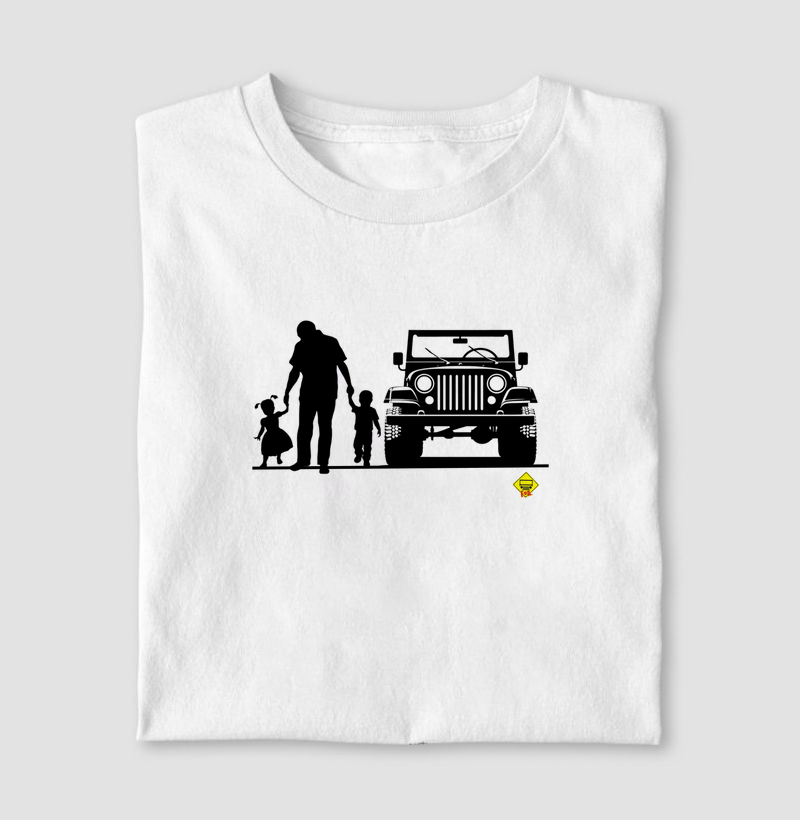 Pai, filho e filha 4x4