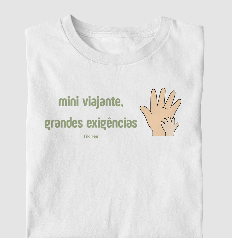 Mini viajante, grandes exigências