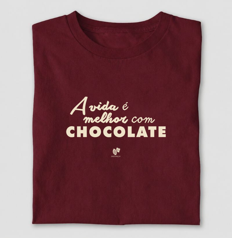 A vida é melhor com chocolate