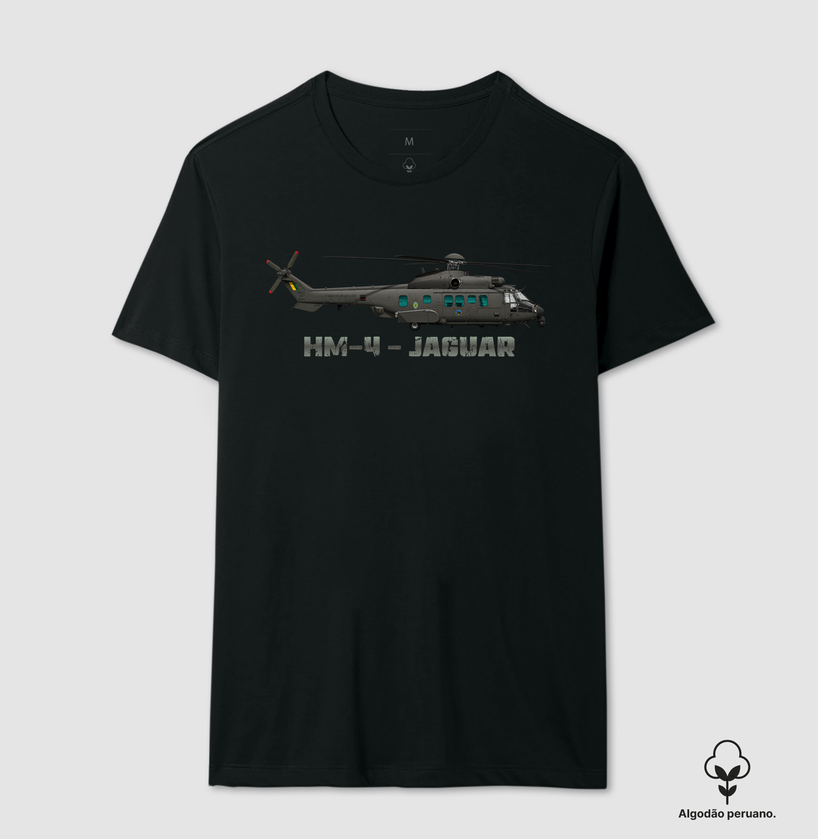 HM-4 Jaguar | Airbus H225M - Camiseta Algodão Peruano