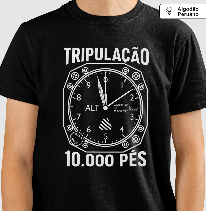 Tripulação: 10.000 Pés | Algodão Peruano