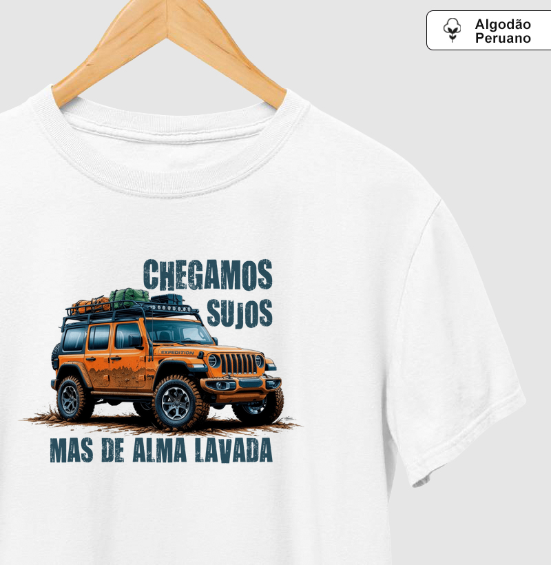 Chegamos sujos, mas de alma lavada